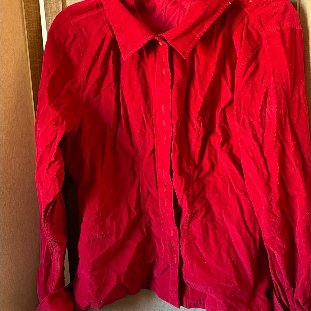 Christopher & Banks pinwale corduroy Top xl